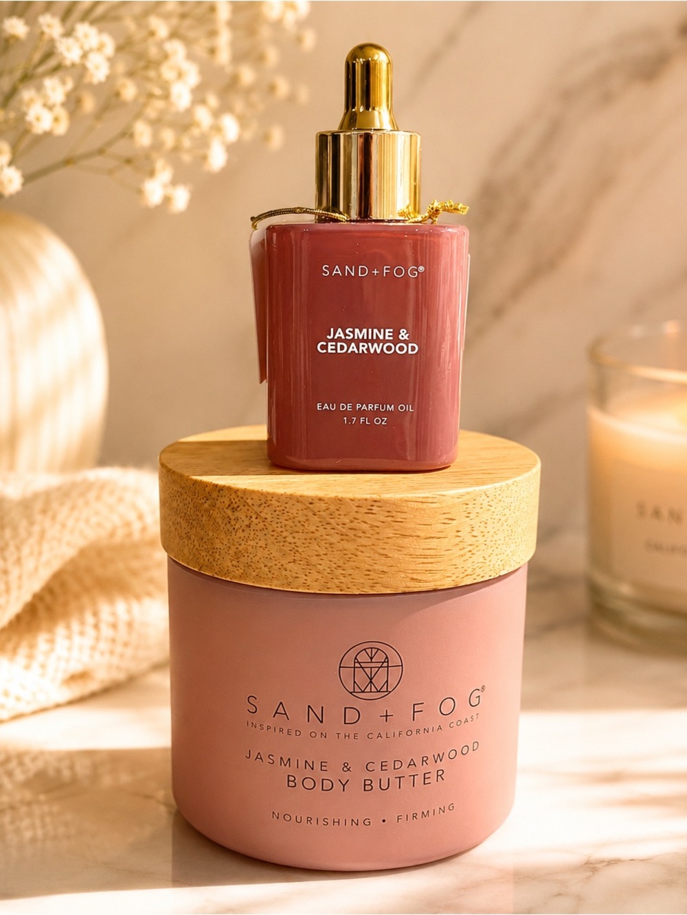 Jasmine & Cedarwood Body Butter & Oil Duo